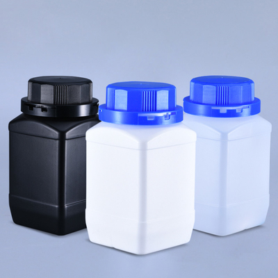 Αγορά Χημικό πείραμα 500 ml τετραγωνικό σχήμα PE εργαστηριακό αντιδραστήρα μπουκάλι με πλαστικό καπάκι βίδα ηλεκτρονική κατασκευή