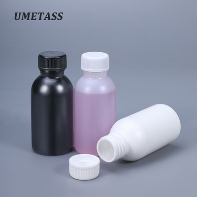 Αγορά Βιοδιασπώμενα HDPE στρογγυλά πλαστικά μπουκάλια για χημικά υγρά 100 ml ηλεκτρονική κατασκευή