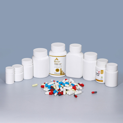 Αγορά 20ml 30ml 40ml 50ml 70ml HDPE φιάλη για κάψουλες Πίλα Βιταμίνης σκόνη Μικρό δοχείο ηλεκτρονική κατασκευή