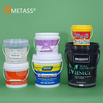 Αγορά Δείγμα Κενό 5Litre 10Litre 20Liter Τροφική Ασφαλής Χρώση Ποπκόρν Στρογγυλό πλαστικό κουβά ηλεκτρονική κατασκευή