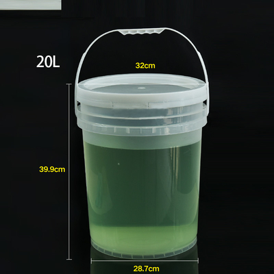 Αγορά Στρογγυλο 20L βρύση 5 γαλόνια Πολυλειτουργικά προπονητές κουβάς ψύξη βαρέλια Strip πλαστικό δοχείο ηλεκτρονική κατασκευή