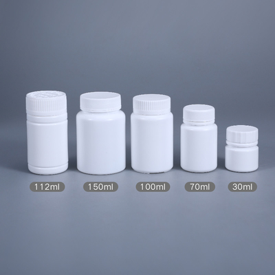 Αγορά 70 ml HDPE πλαστικό φαρμακείο κενά μπουκάλια χάπια χύδης στρογγυλο ηλεκτρονική κατασκευή