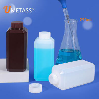 Αγορά 250ml Wide Neck Square Bottle for industrial laboratories Reagent Containor ηλεκτρονική κατασκευή
