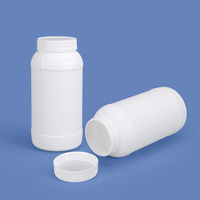Αγορά Χονδρικό 2L HDPE φθοριούχο μπουκάλι Χημικό πλαστικό δοχείο με ευρύ στόμα με ανεπιθύμητο καπάκι για οργανικούς διαλύτες ηλεκτρονική κατασκευή