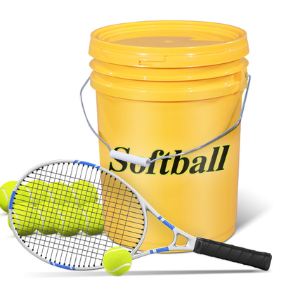 Χρωματιστό Custom Logo πλαστικό 5 γαλόνια Baseball Softball κουβά για την εκπαίδευση Softball