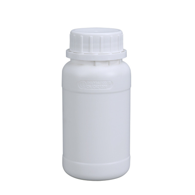 200 ml HDPE πλαστικό φθοριούχο μπουκάλι για χημικούς οργανικούς διαλύτες Λευκό χρώμα επιλογή