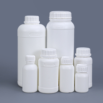 1000 ml φθοριωμένες μπουκάλες HDPE με καπάκι βίδας υλικό για κολάρο HDPE για εκτύπωση λογότυπου