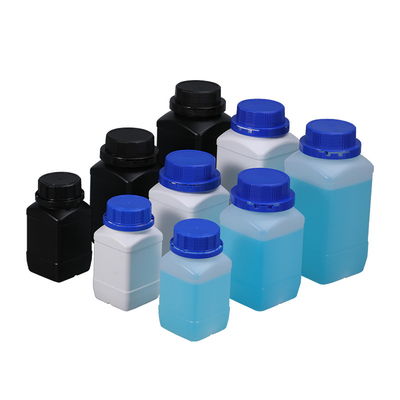 1000 ml HDPE τετραγωνικό μπουκάλι τροφίμων για εργαστηριακή ταξινόμηση και προσαρμοσμένη συσκευασία