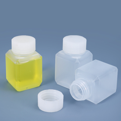 Κεφάλαιο βιδώματος Βιολογικό Hdpe πλαστικό αντιδραστήρα μπουκάλια Χημικοί διαλύτες 125 ml