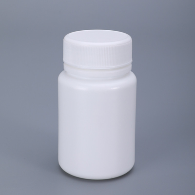 70 ml χωρητικότητα τετράγωνο/ στρογγυλό μπουκάλι Προσαρμοσμένο αδιάβροχο PE λευκό πλαστικό δοχείο για χάπια