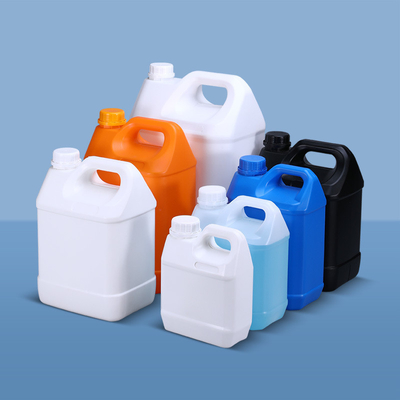 Διαφανές 5L HDPE μπουκάλια πετρελαίου τύμπανο Jerry Can πλαστικό δοχείο νερού Φαγητό βαθμό κενό