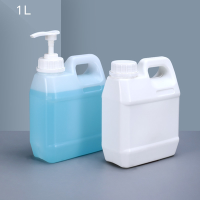 Τετράγωνο Διαφανές 1L HDPE Jerry Can βαρέλι πλαστικό γαλόνι κουβά για σε Διαφανές