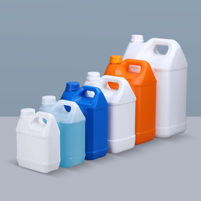 Προσαρμοσμένο λογότυπο HDPE τετράγωνο πλαστικό Jerry Can Drum για χημικά Διαφορετικά μεγέθη δοχείο