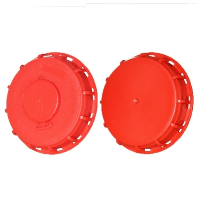 HDPE ενέσιμη UMETASS IBC δεξαμενή νερού Κόκκινο 6 ιντσών Vented Plug Κλείδωμα