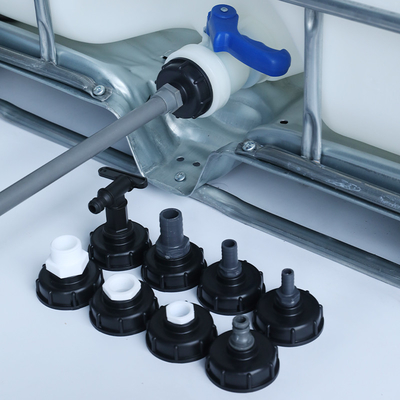 Πλαστική βαλβίδα για IBC δεξαμενή σύνδεσης S60 * 6 1/2 
