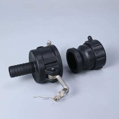 1 ιντσών 1,5 2 ιντσών πλαστικό σύνδεσμο Camlock Quick για IBC βρύση βαλβίδα προσαρμοστή τοποθέτηση