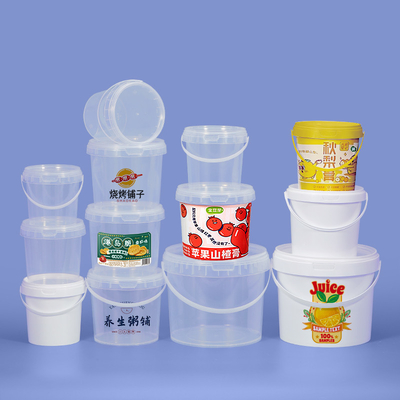 Ασφαλής για τα τρόφιμα 300 ml πλαστικός κουβάς με κάλυμμα για σοκολάτα διαστολή σάλτσα φυστικοβούτυρο μπισκότα Αποθήκευση