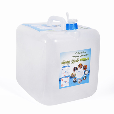 Κεραυνός με μήκος χεριού 5L 10L 15L 20L LDPE αναδιπλούμενο αναδιπλούμενο δοχείο Jerry για δοχείο αποθήκευσης νερού