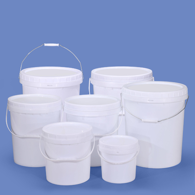 Χονδρικός στρογγυλός ανθεκτικός 5L 10L 20L 5Gal πλαστικός κουβάς με βρόχο για αποθήκευση τροφίμων