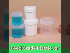 Διαφανές λευκό βούτυρο Αποθήκευση Μικρά πλαστικά δοχεία κονσέρβες για σκόνη τροφίμων 30ml-1000ml