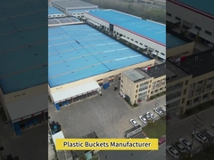 1L διαυγές πλαστικό κουβά με κάλυμμα με δαχτυλίδι έλξης για ανάγκες συσκευασίας τροφίμων