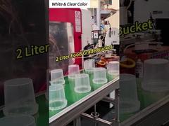 2L πλαστικό κουβά με κάλυμμα για νερό για το γιαούρτι