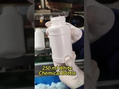 250 ml HDPE πλαστικό μπουκάλι για χημικούς οργανικούς διαλύτες